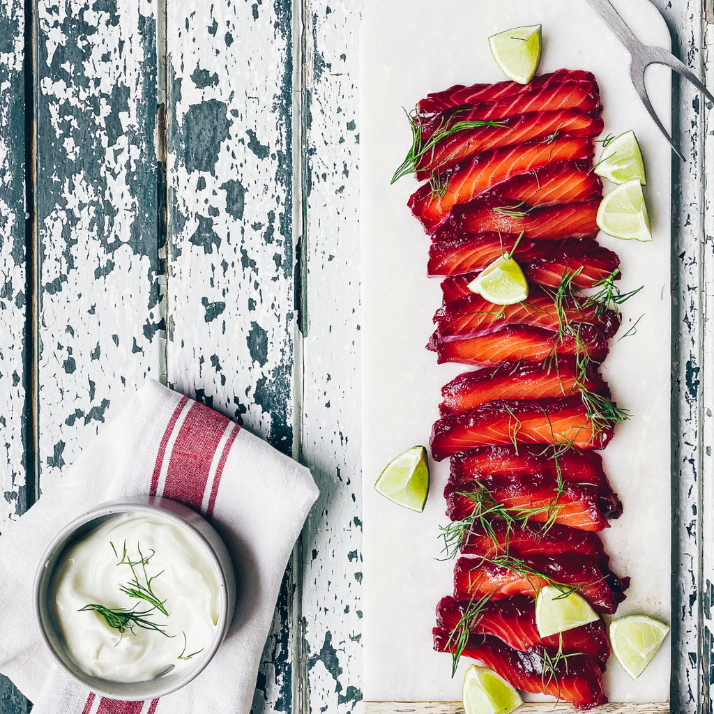 Saumon Gravlax à la Réglisse