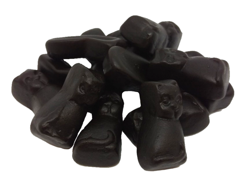 reglisse en forme de chat