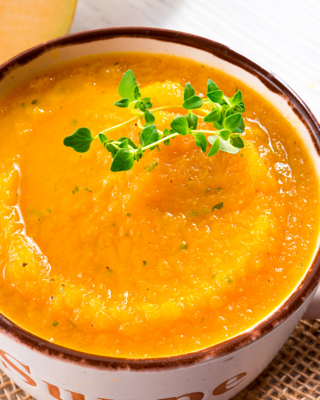 Velouté de potimarron à la Réglisse