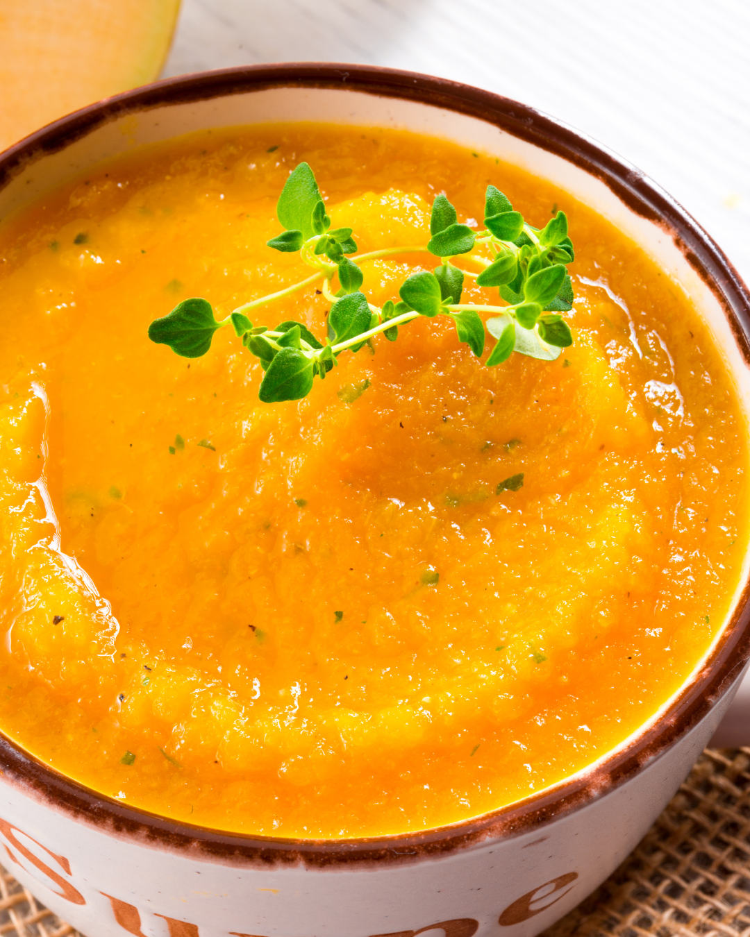 Velouté de potimarron à la Réglisse