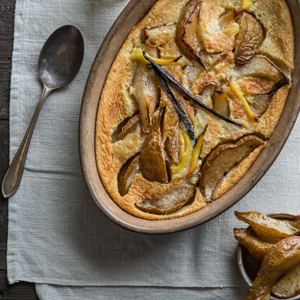 Clafoutis aux poires et Réglisse