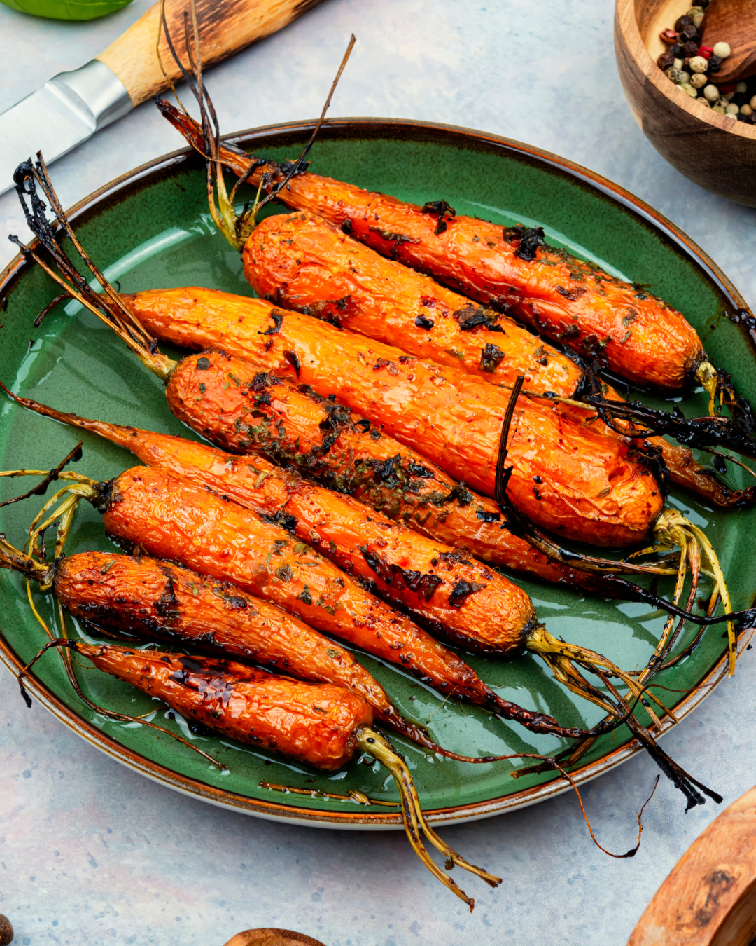 Carottes glacées à la Réglissse